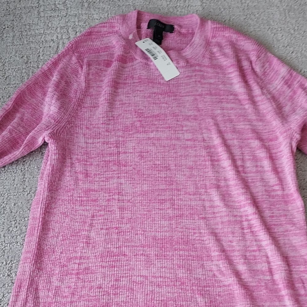 J.crew pink long sleeve top